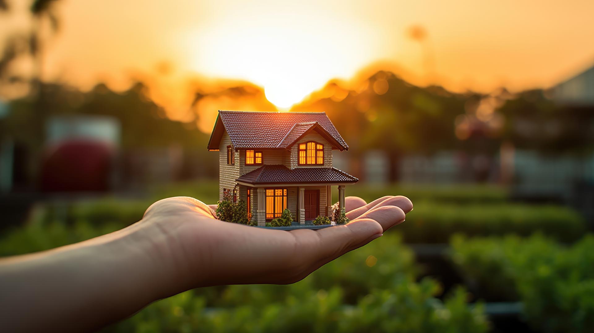 Precious home on the hands of a happy family and real estate inv